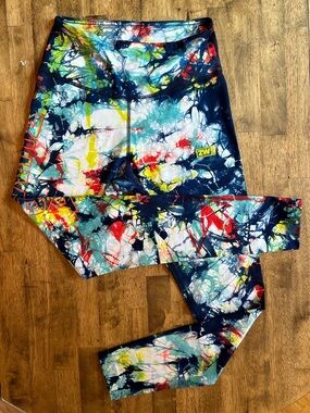 Zumba WEAR Marvelous Tie-Dye Print Leggings